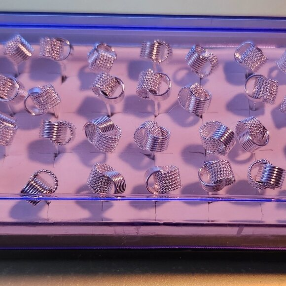 925 Jewelry Fashion Stud Design Earrings Set of 20 Pairs - Picture 3 of 4